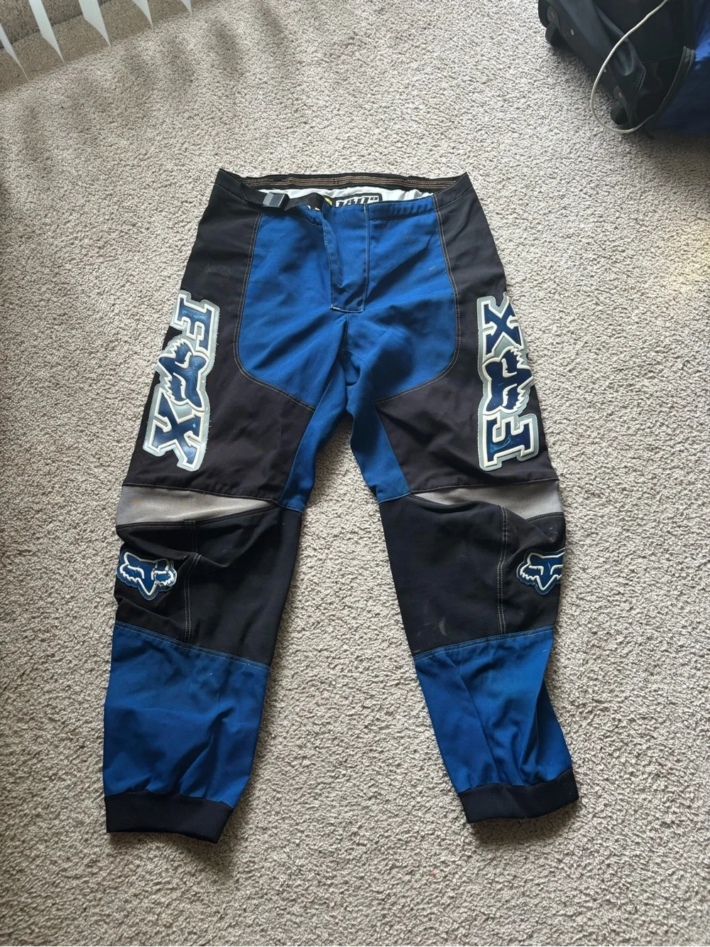 FoxBlue and Black MX Pants size 34